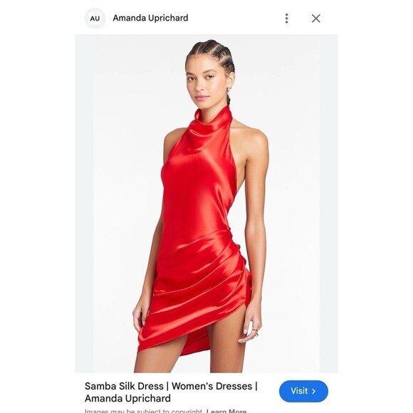 SOLD NWT SOLD SOLD Dress Red Sz Medium - Picture 1 of 7